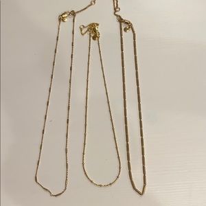 Set of 3 Madewell chokers